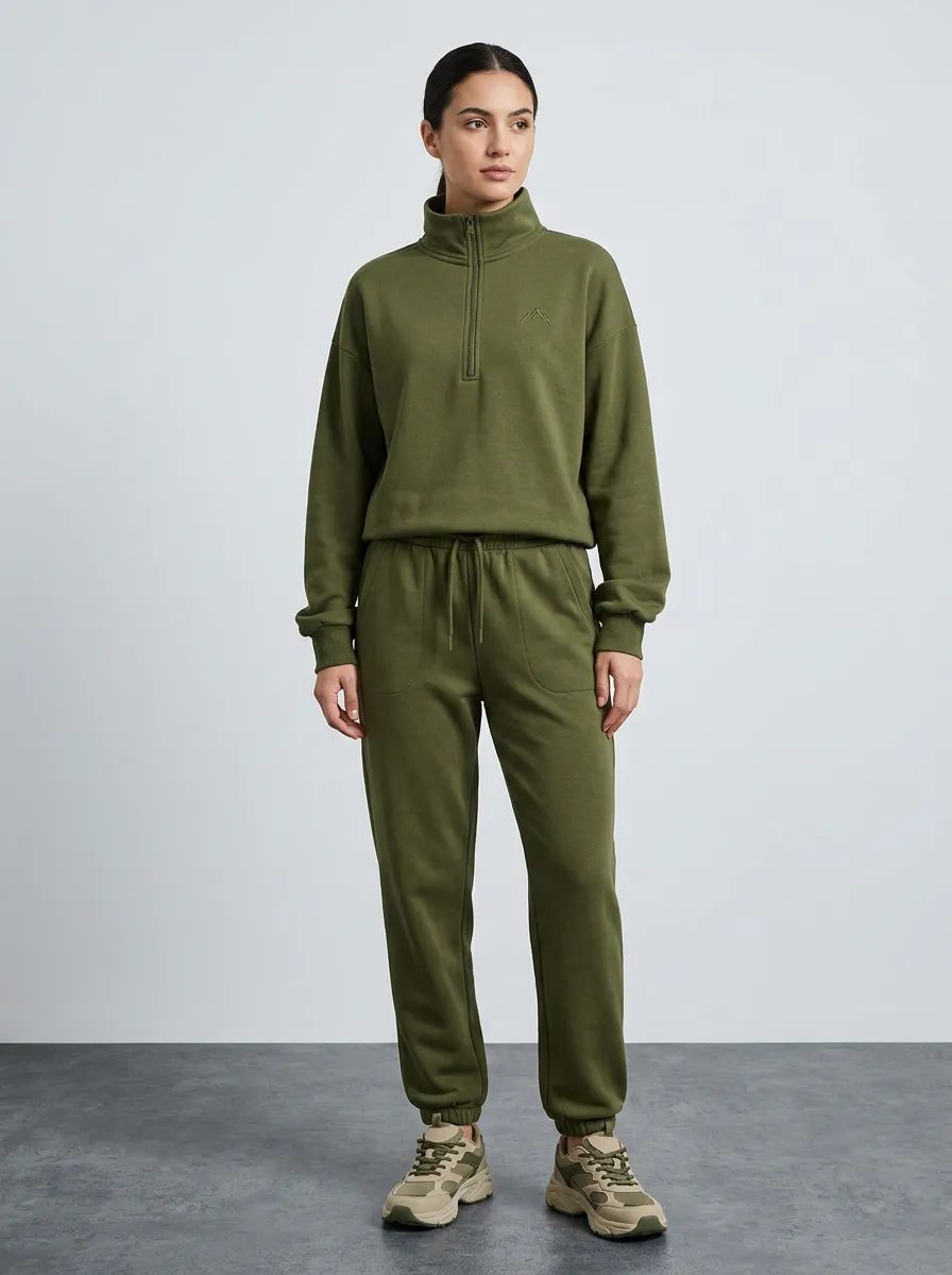 Women's Mountain Half-Zip Sweatshirt & Joggers Set