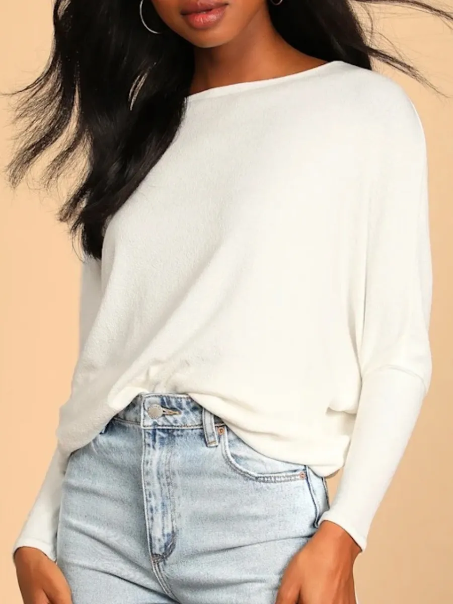 Relaxed Boat Neck Top