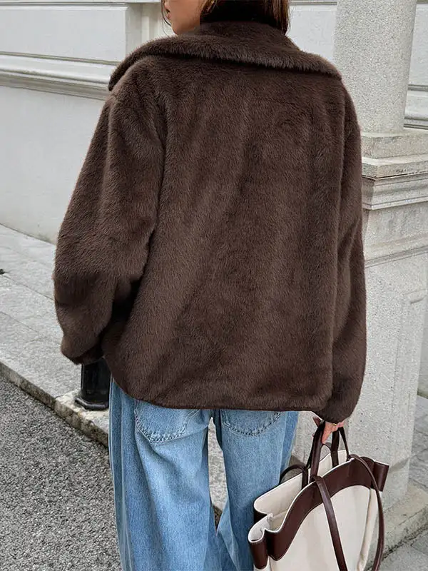 Button Front Jacket Relaxed Fit
