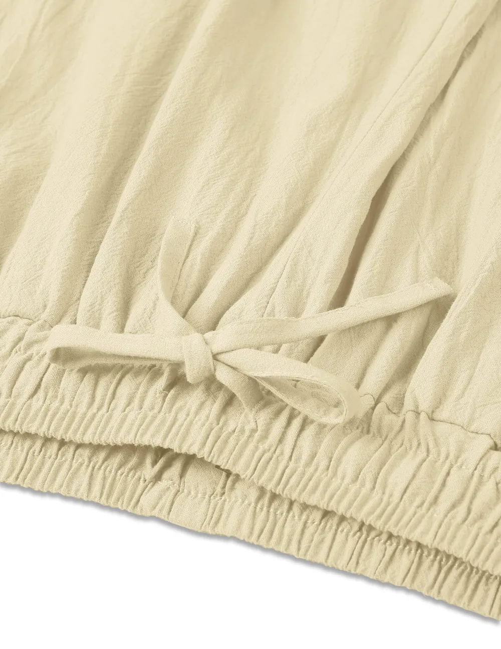 Refined Drawstring Waist Pants