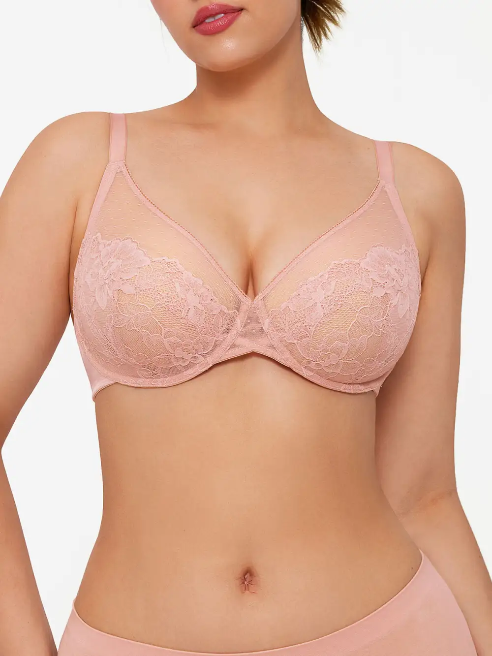Lightweight Underwire Smoothing Lace Bra