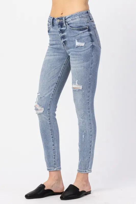 Distressed Skinny Jeans