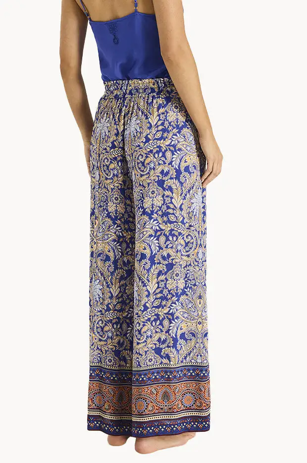 Contrast Cuff Relaxed Pants