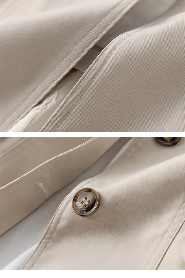 Single Breasted Button Front Tailored Coat