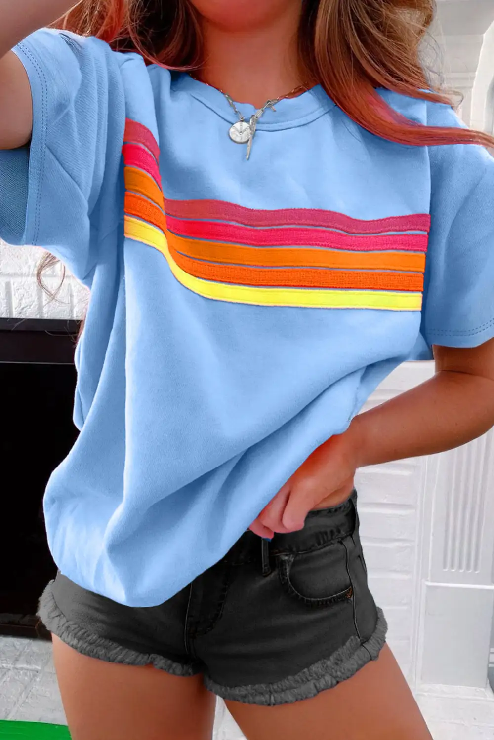 Striped Patch Front