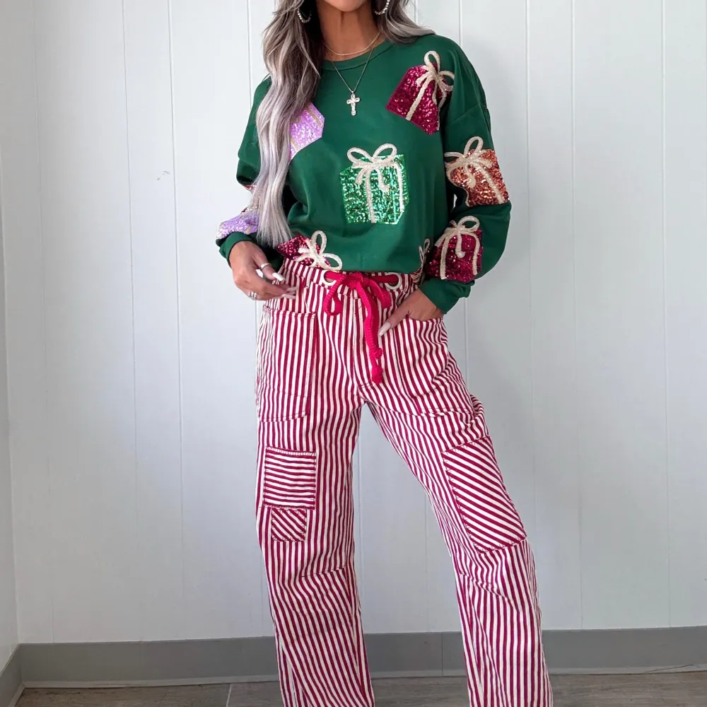 Classic Sequin Sweater