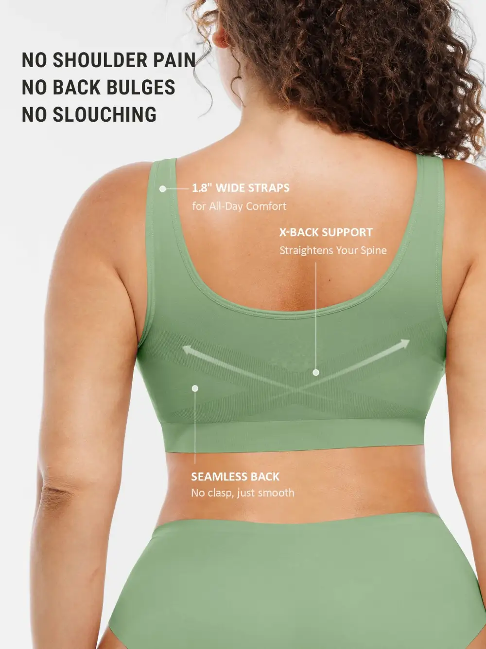 Seamless Full Coverage Support Bra