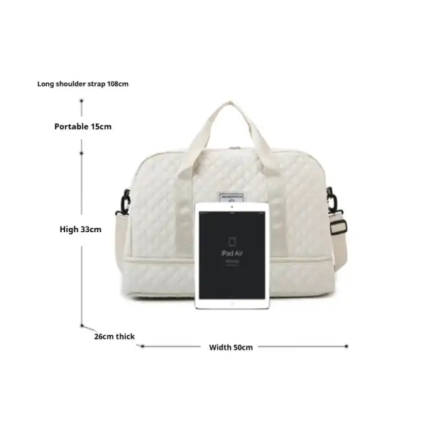 Sophisticated Carry: Belted Large-Capacity Elegant Tote