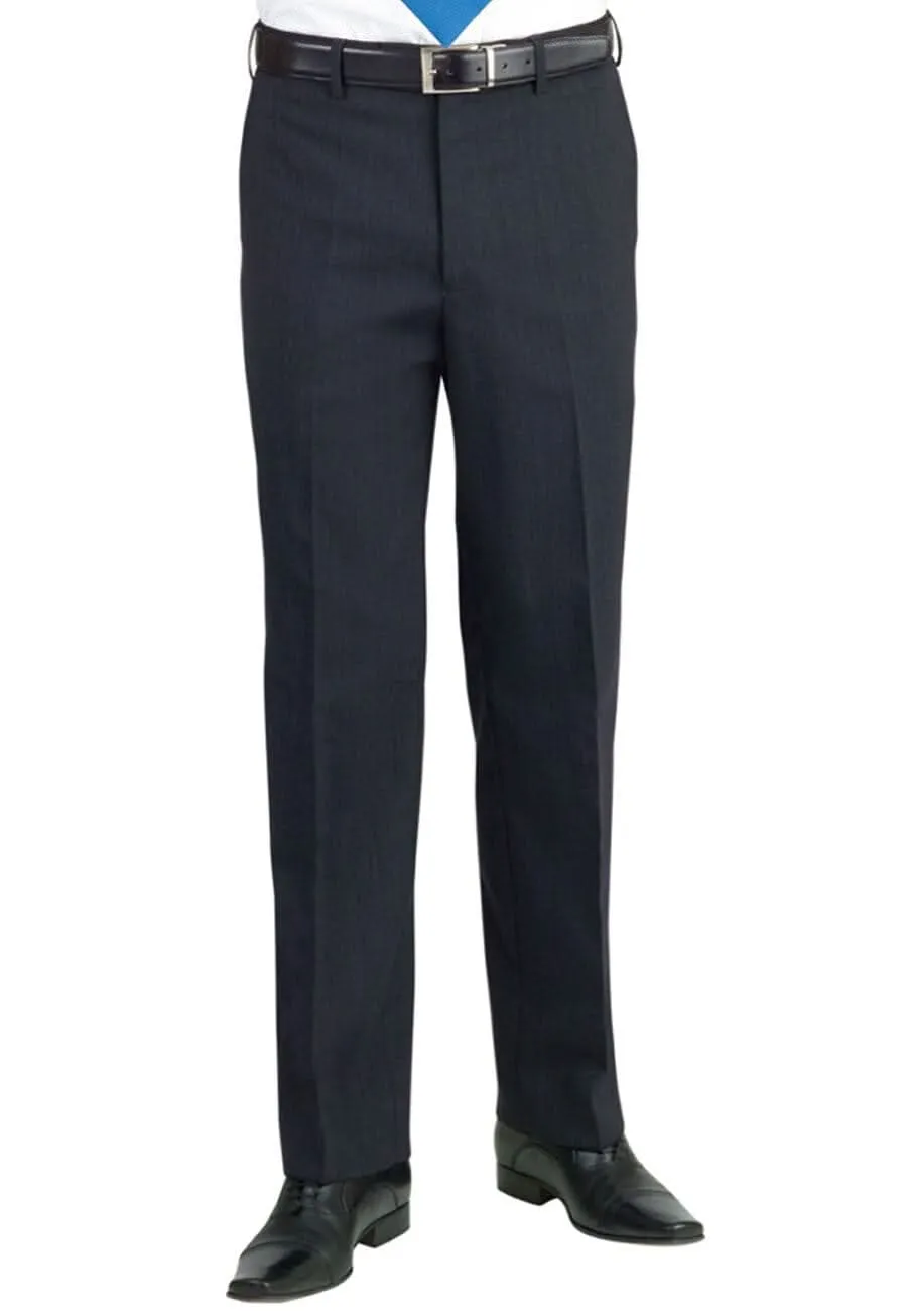 Men's Flat Front Tailored Fit Suit Trousers