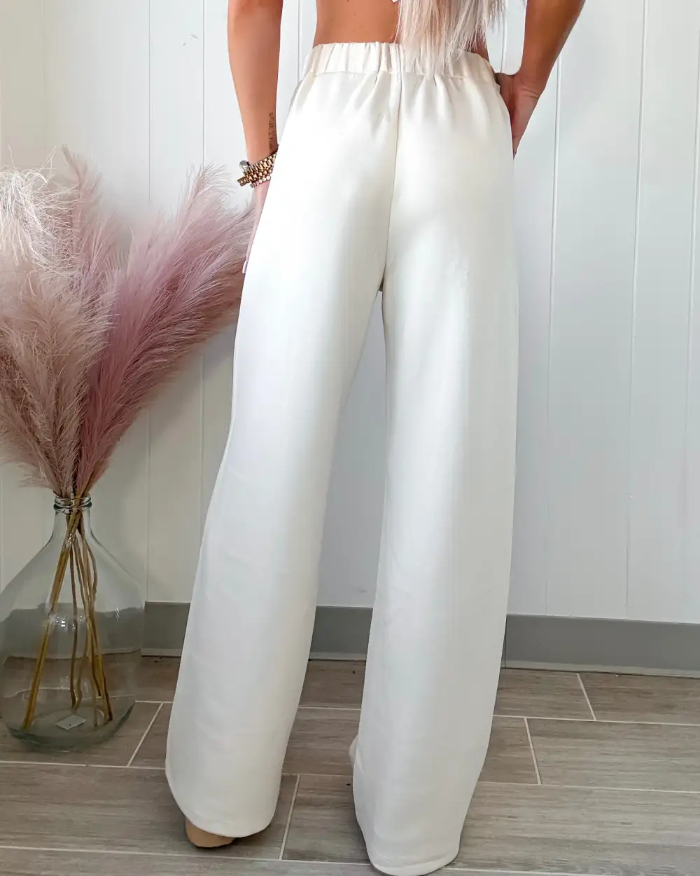 Classic Elastic-Waist Pants