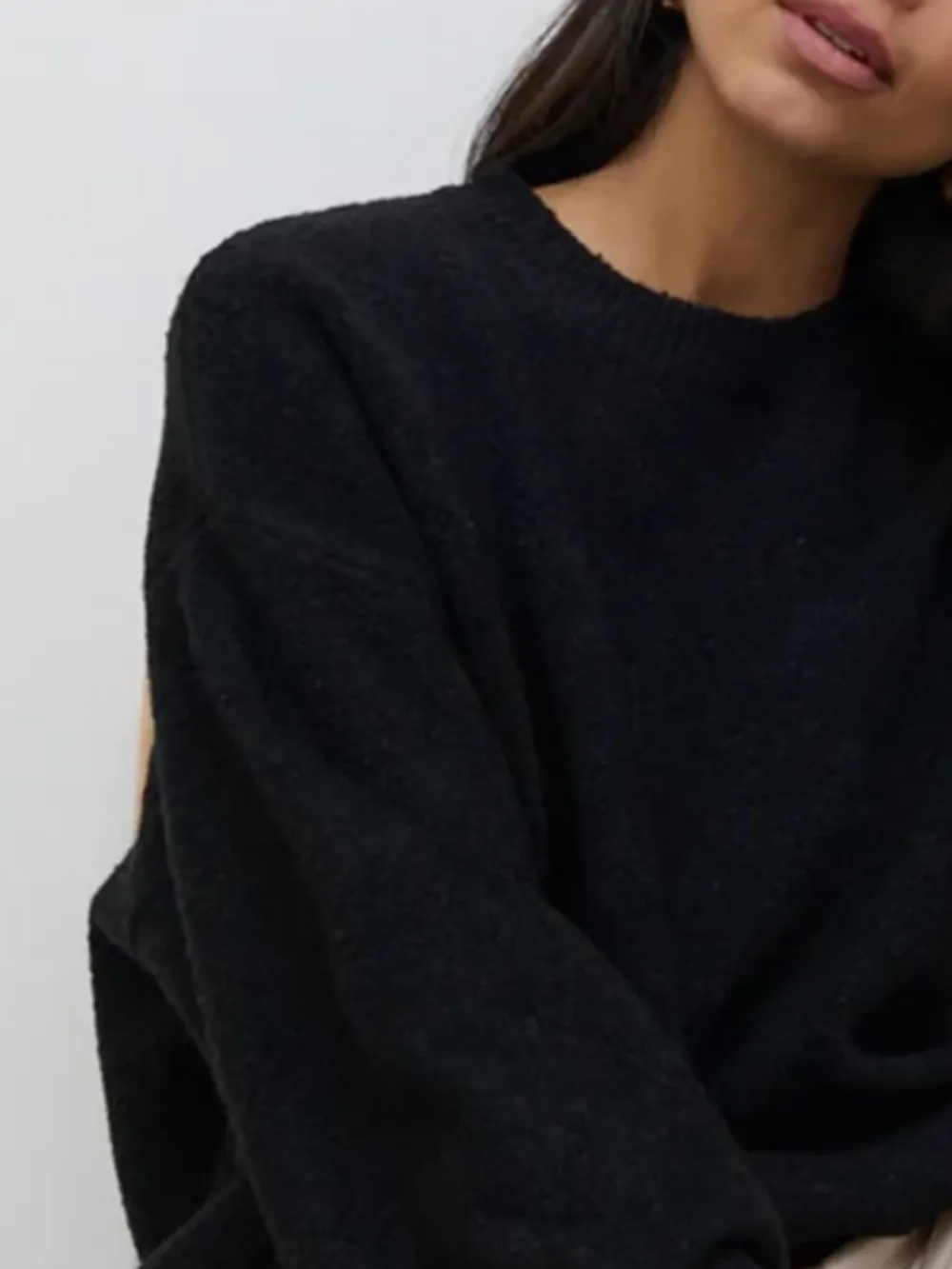 Slight Stretch Oversized Jumper