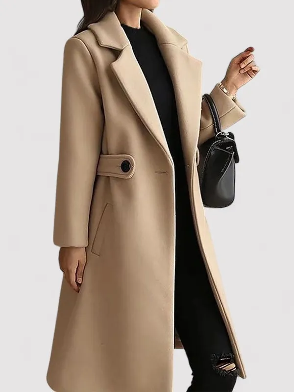 Wool Coat With Belt