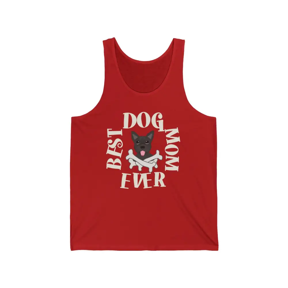 Dog Mom Puppy Graphic Tank Top