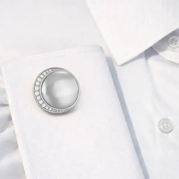 Textured Classic Diamond Cufflinks