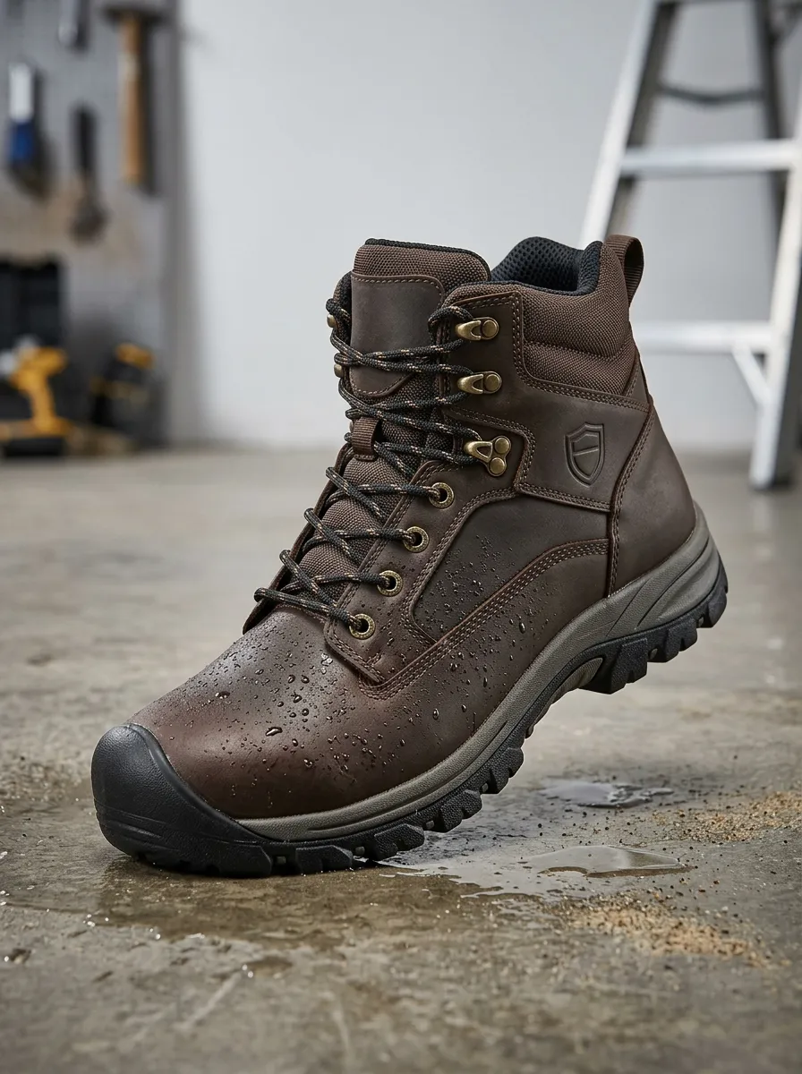 Men's Utility Waterproof Tactical Graphic Detail Work Boots