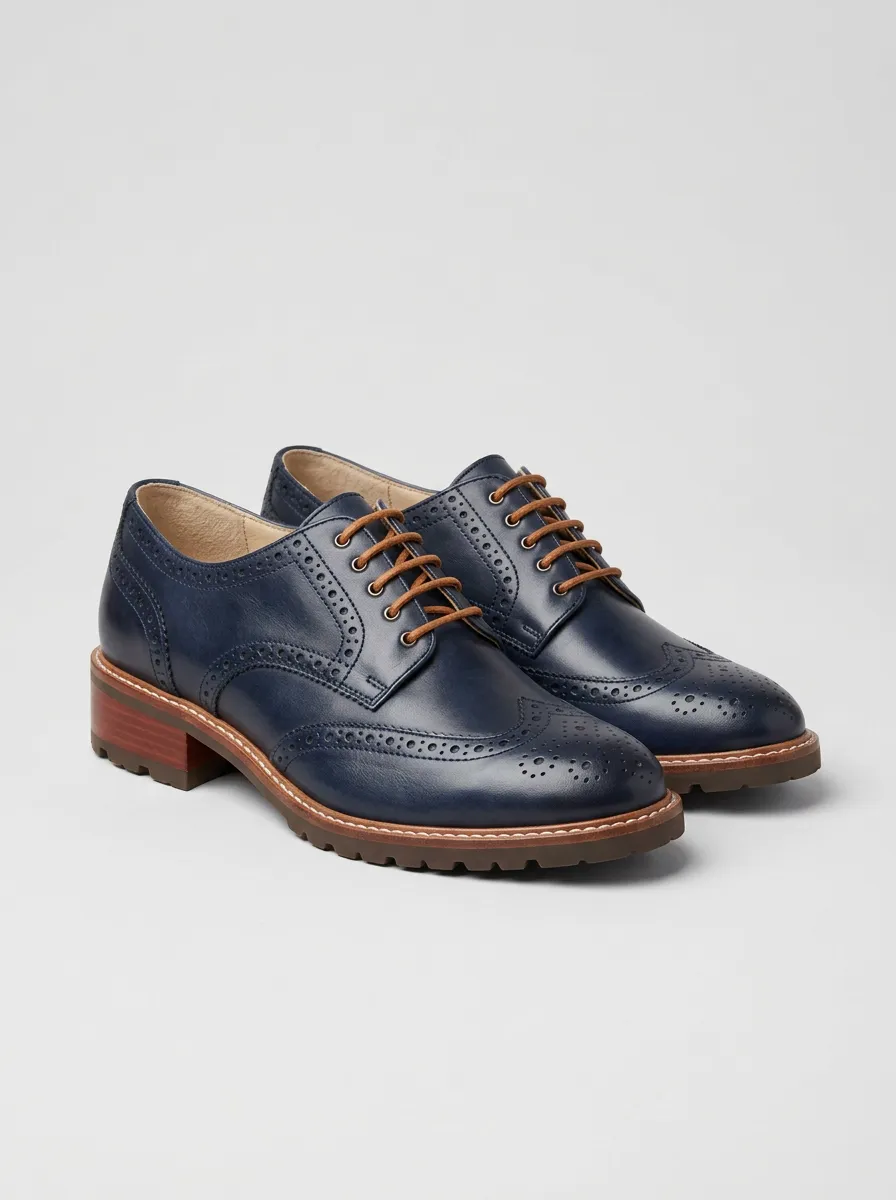 Versatile Wingtip Brogue Women's Classic Pumps