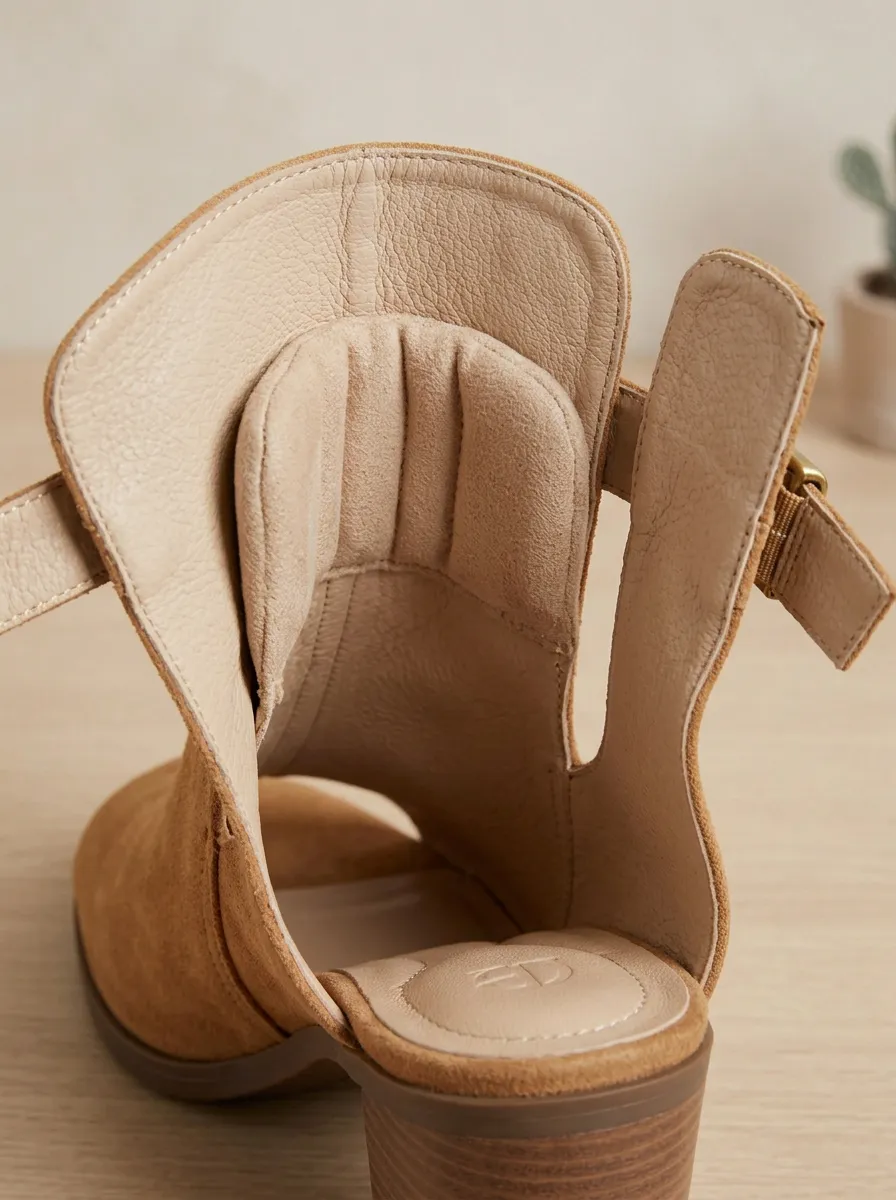 Cutout Women's Peep-Toe Ankle Boots