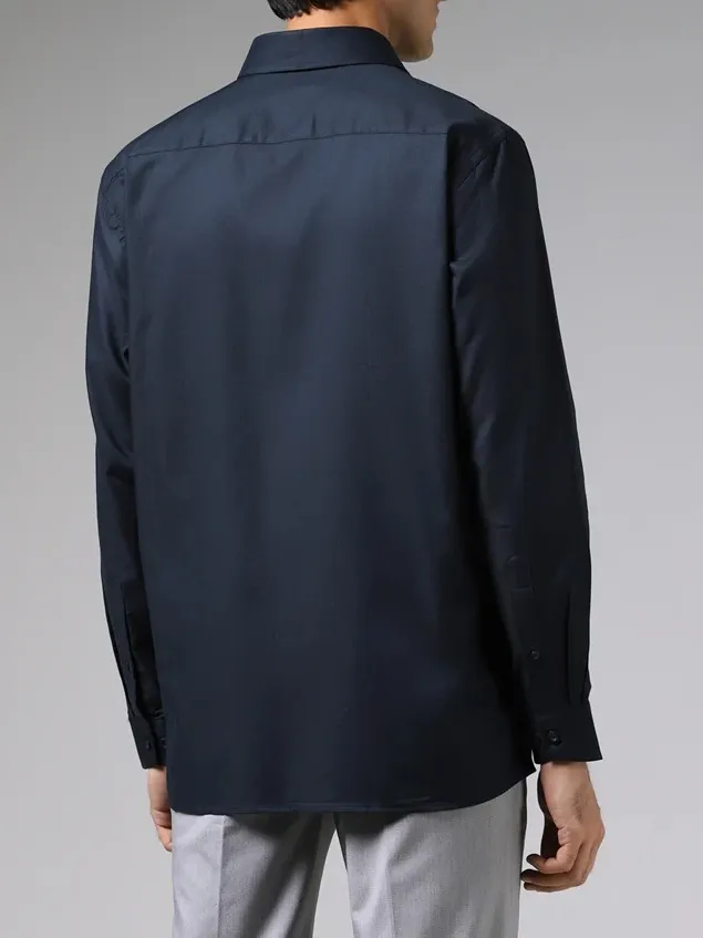 Formals Long Sleeve Cotton Relaxed-Fit Shirt