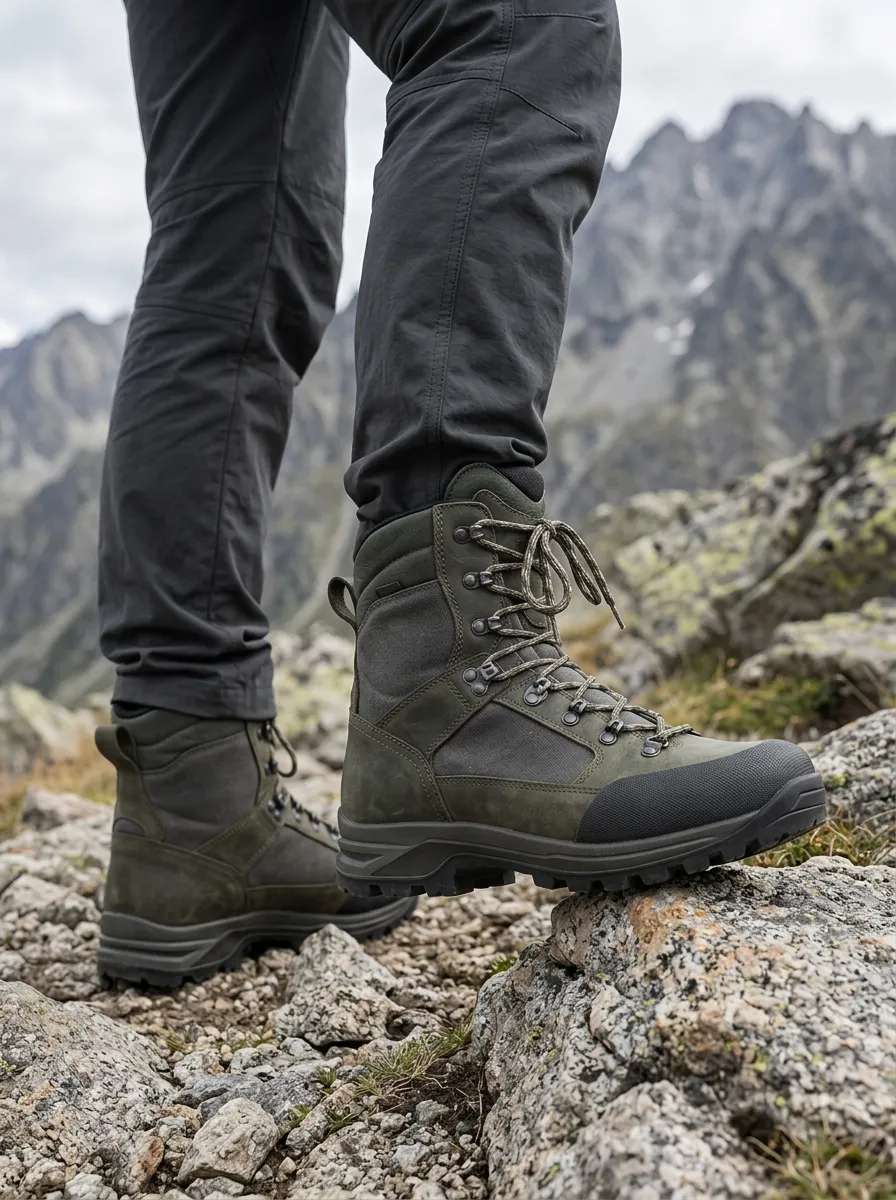 Men's Waypoint Hiking Mountain Pattern Printed Boots