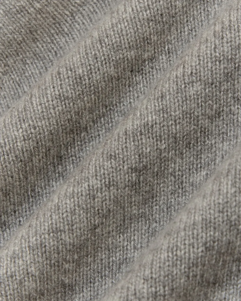 Grey Chunky Knit Crew Neck Sweater