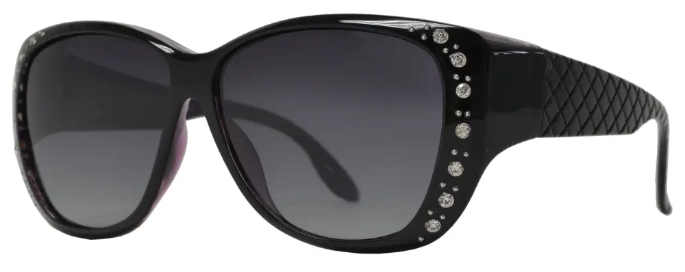 Women's Polarized Sunglasses With Rhinestones