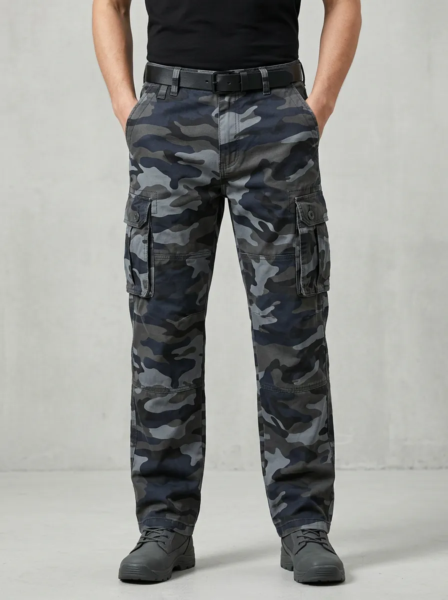 Adventure-Ready Camouflage Cargo Pants