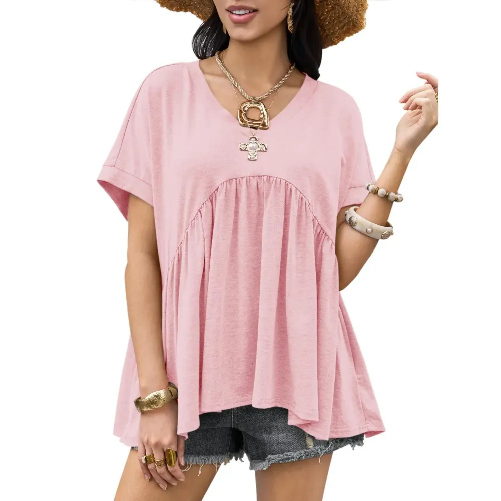 Women's Summer Peplum Top