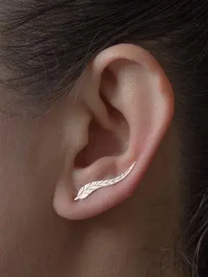 Streamlined Crystal-Look Accent Earrings