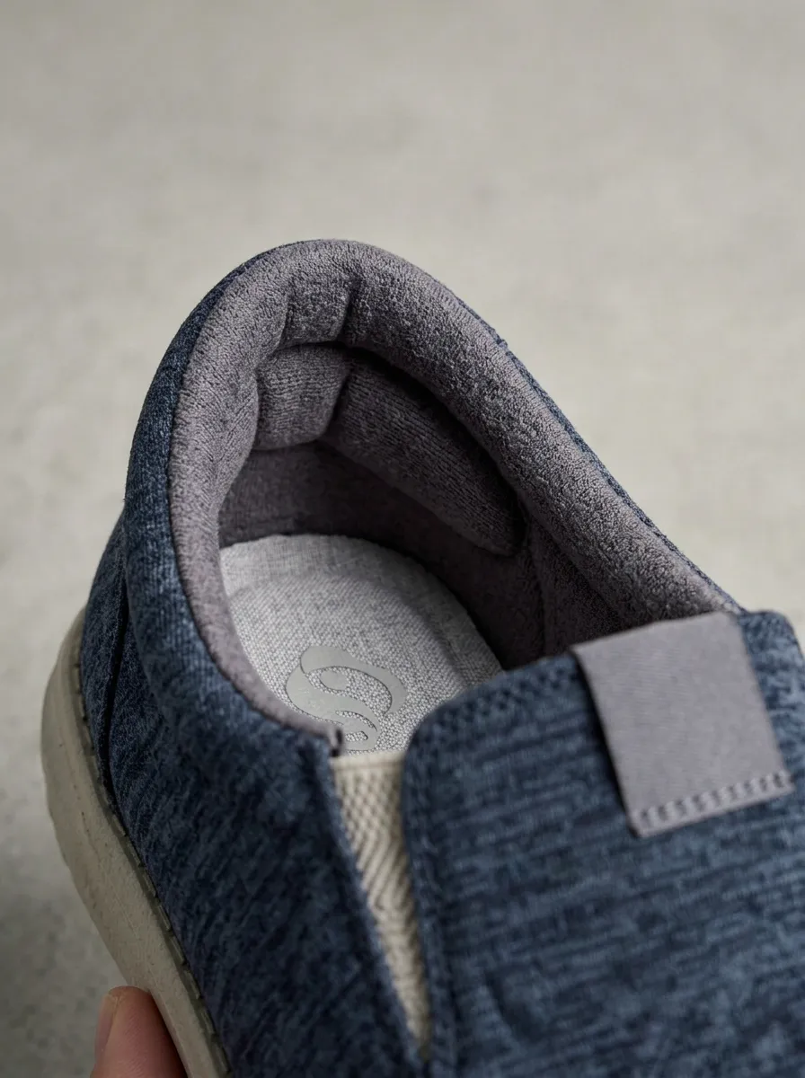 Flexible Stretch Geometric Winter Look Men's Stretch Canvas Shoes