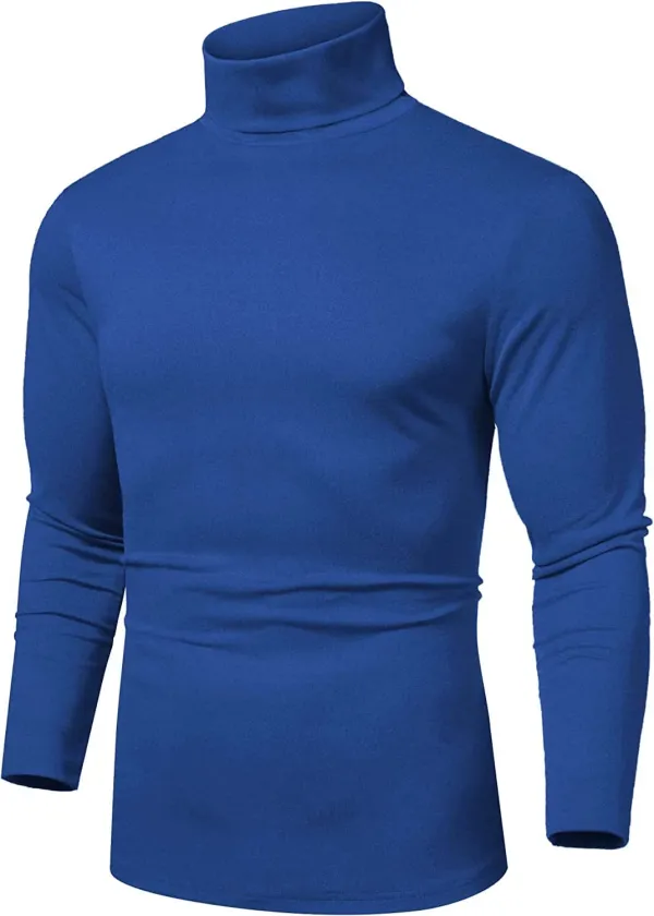 Slim Fit Basic Turtleneck Knitted Pullover Sweaters Jeans