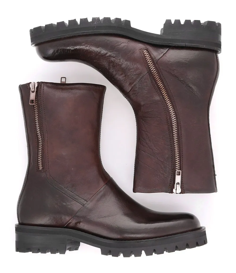 Square-Toe Side-Zip Everyday Boots