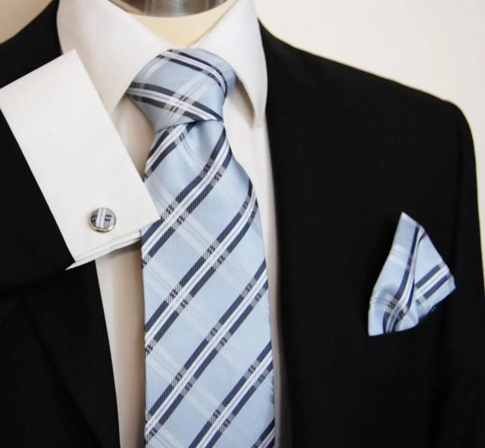 Polished Silk Plaid Men's Necktie