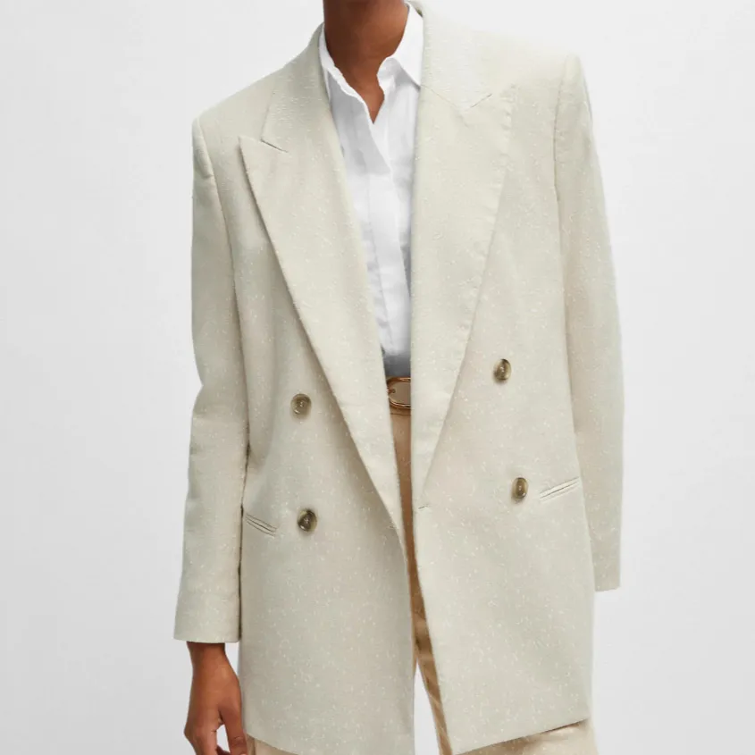 Double-Breasted Relaxed Women's Blazer