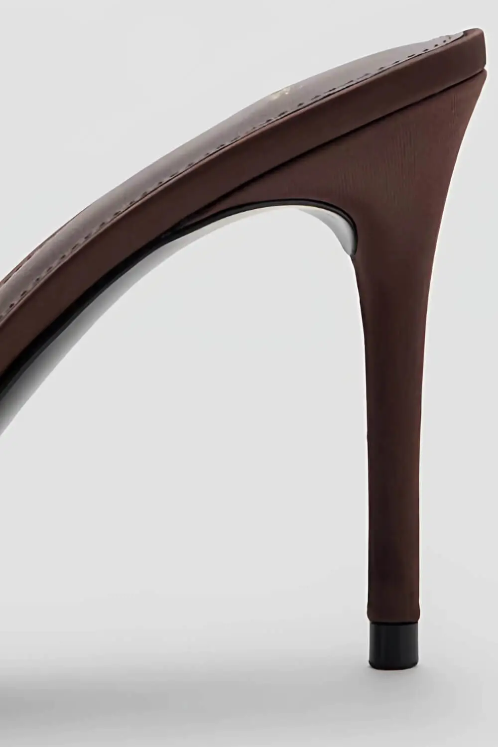 Satin Open Toe High Heeled