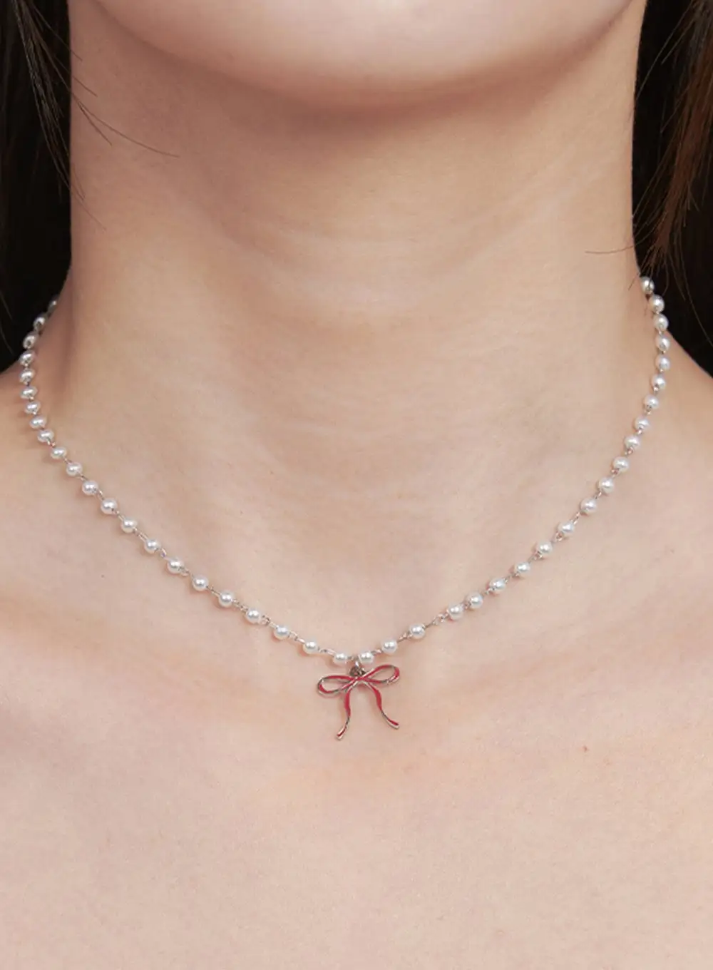 Ribbon Bijou Necklace