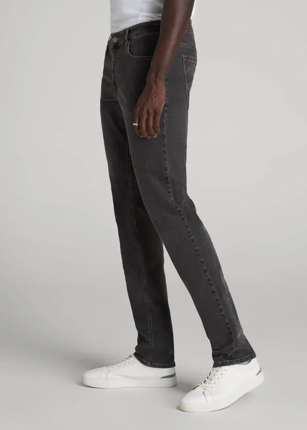 Men's Textured Tapered Jeans