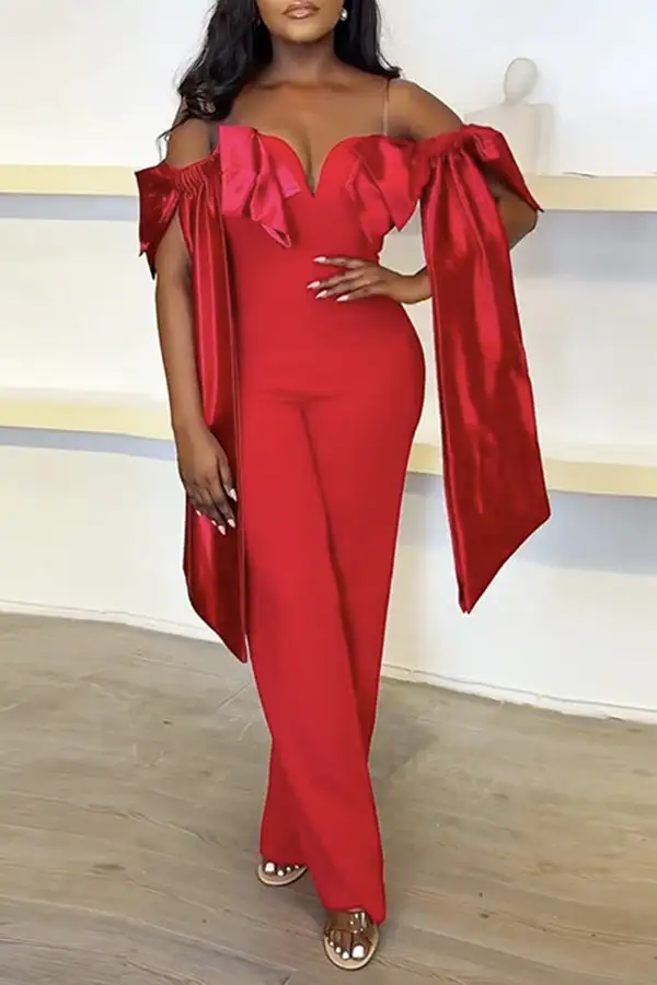 Spaghetti Strap Sleeveless Jumpsuit