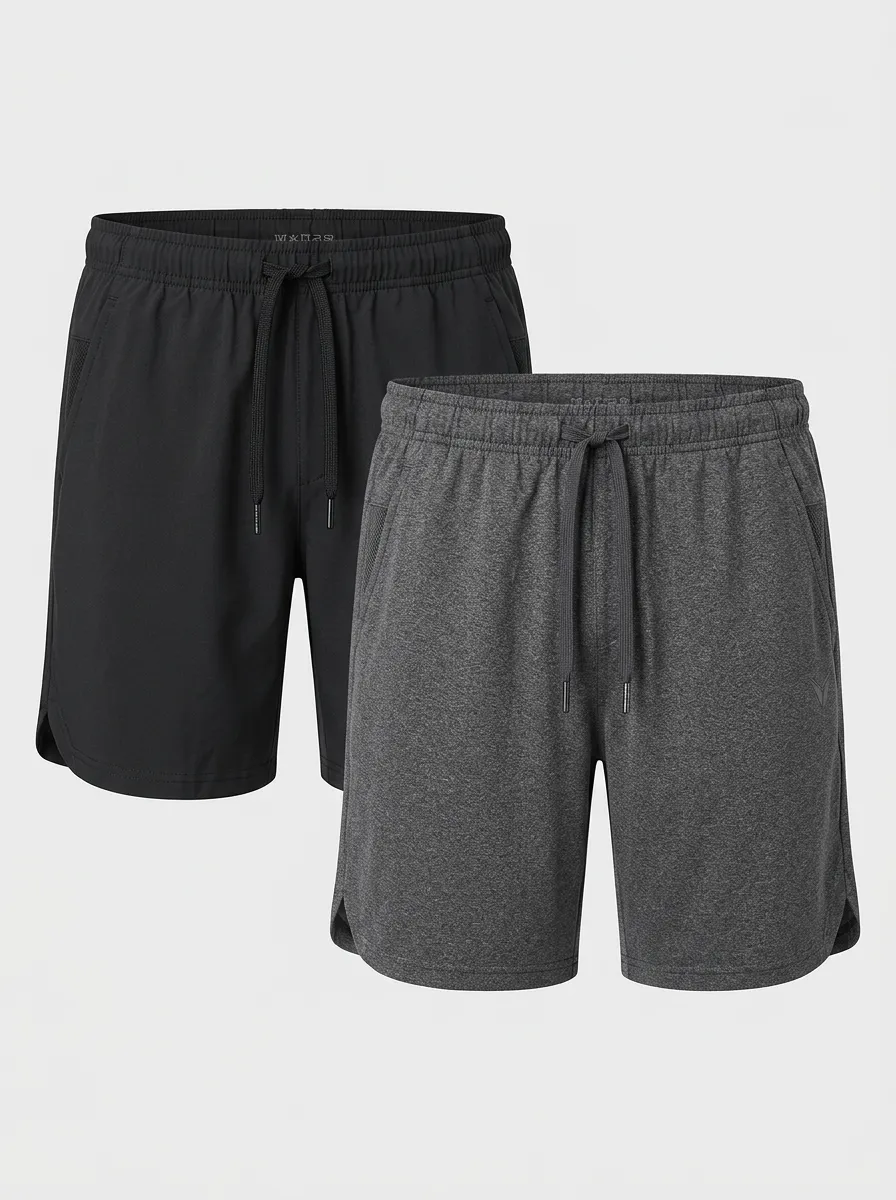 Gym Athletic Two-Pack Athletic Shorts