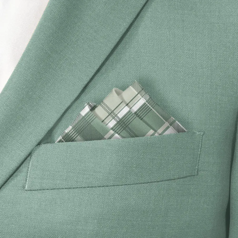 Formal Decorative Plaid Pocket Square