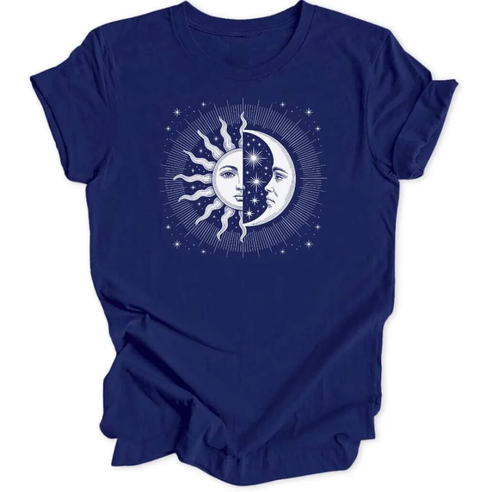 Sun and Moon Unisex T-Shirt