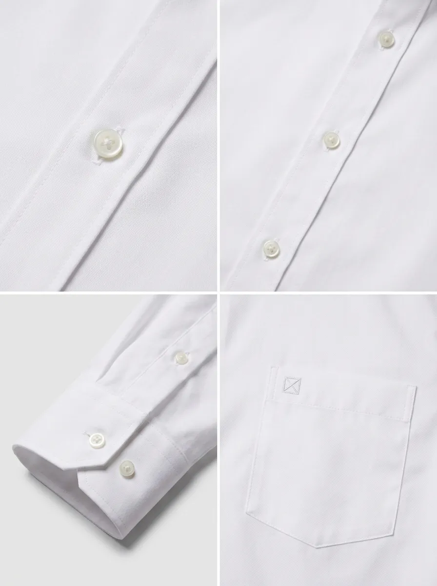 Men's Non-Iron Cotton Pocket Basic Printed Shirt