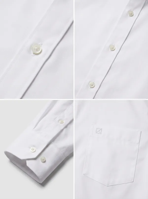 Men's Non-Iron Cotton Pocket Basic Printed Shirt