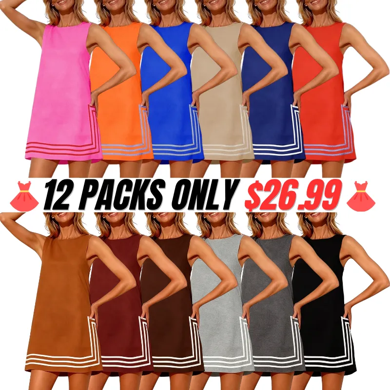 Summer Boho A-Line Mini Dress