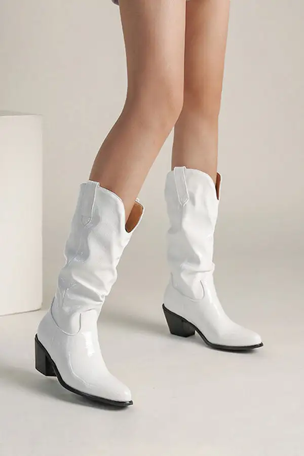 Snake Print Boots