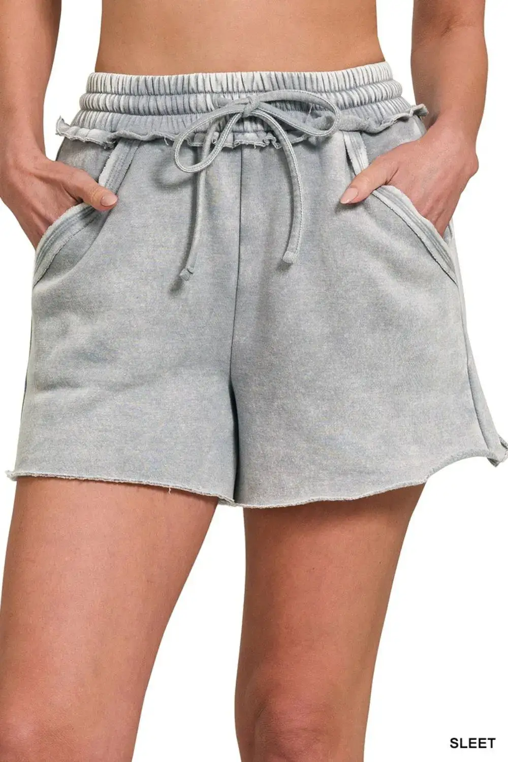 Weekend Drawstring Pocket Detail Shorts