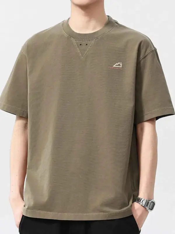 Versatile Round Neck Short Sleeve T-Shirt