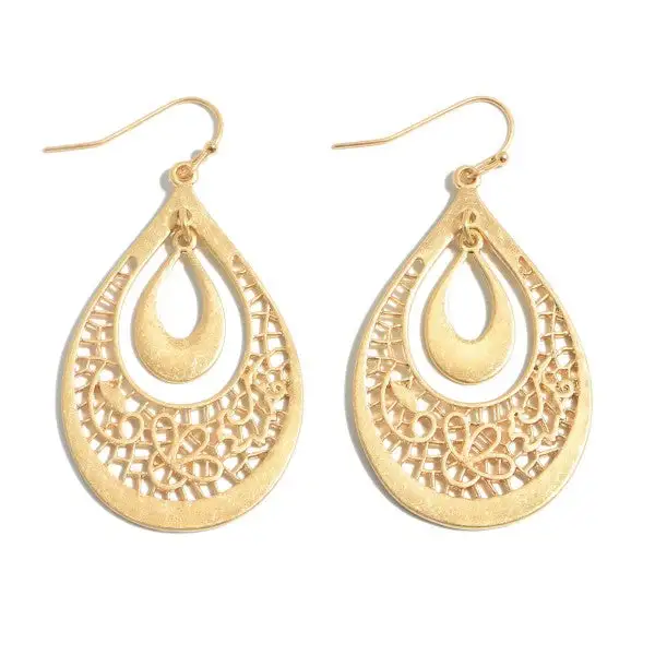 Filigree Drop Earrings