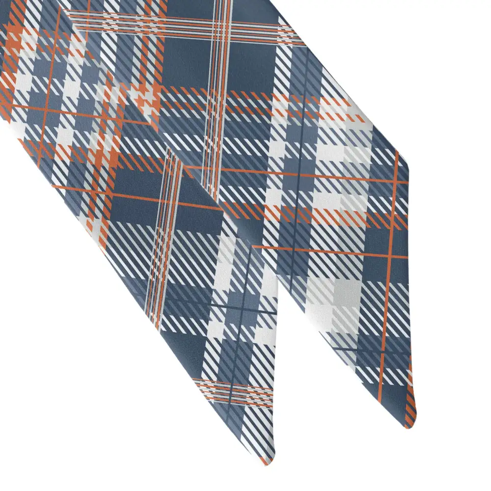 Baskerville Plaid Pattern Hair Scarf