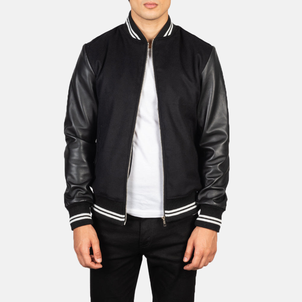 Men's Structured Varsity Jacket