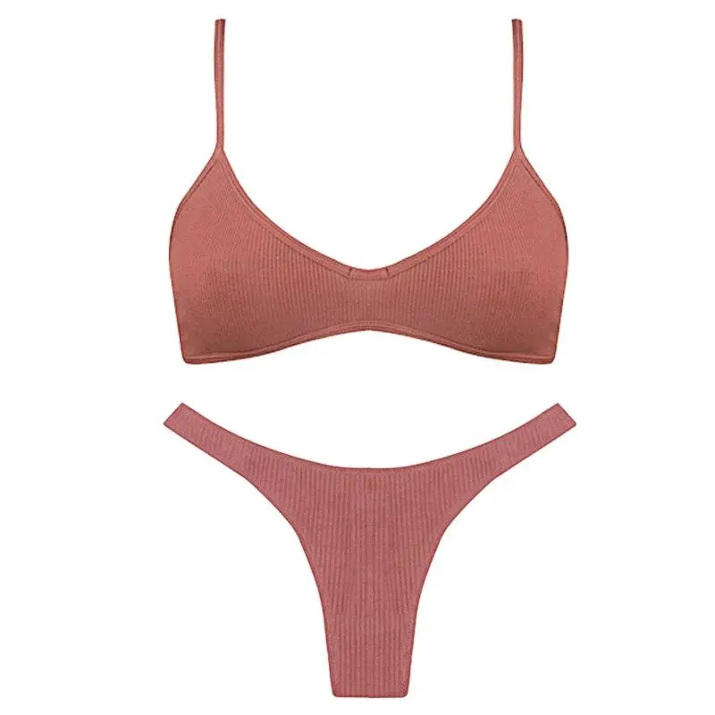 Breathable Cotton Matching Lingerie Set